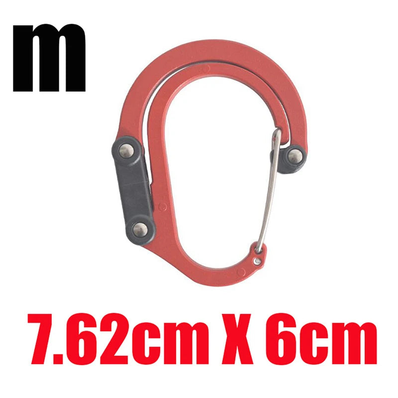 Multifunktionaler Hybrid Gear Clip Karabiner mit 360°