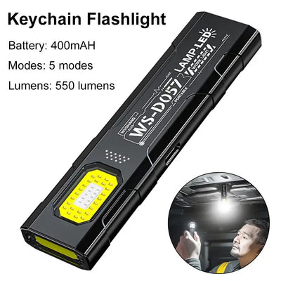 Kompakte LED Taschenlampe 550 Lumen mit 5 Modi – clever-campen Camping & Outdoor Schweiz