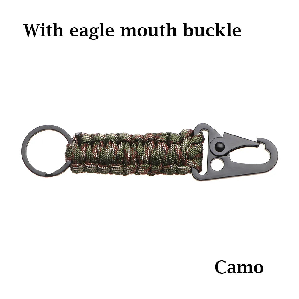 Outdoor Karabiner Schlüsselring mit Paracord
