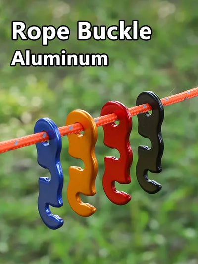 Aluminium Zeltseil Schnalle S-Form 5 Stück – clever-campen Camping & Outdoor Schweiz