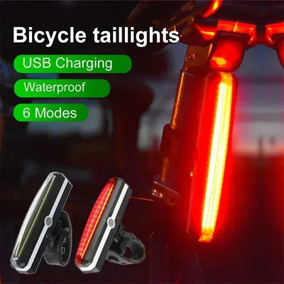 Wasserdichtes COB LED Rücklicht für Fahrräder mit USB-Ladung – clever-campen Camping & Outdoor Schweiz