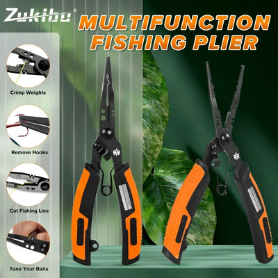 ZUKIBO Multifunktionale Angelzange mit PTFE-Beschichtung – clever-campen Camping & Outdoor Schweiz