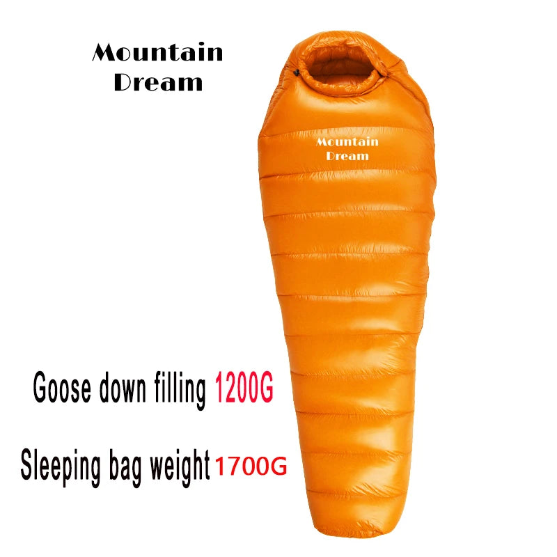 Winter Schlafsack Erwachsene Mumienschlafsack Daunen