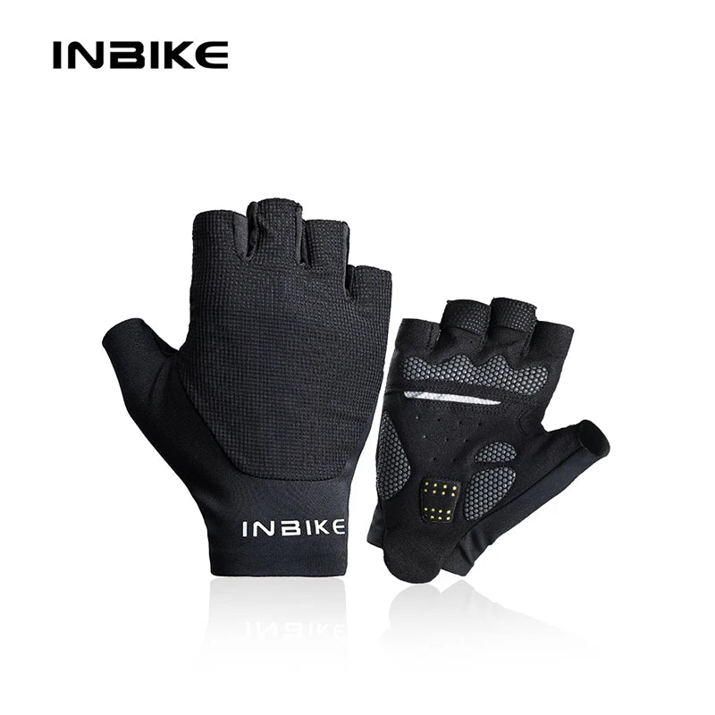 INBIKE Halbfinger MTB Fahrradhandschuhe für Herren