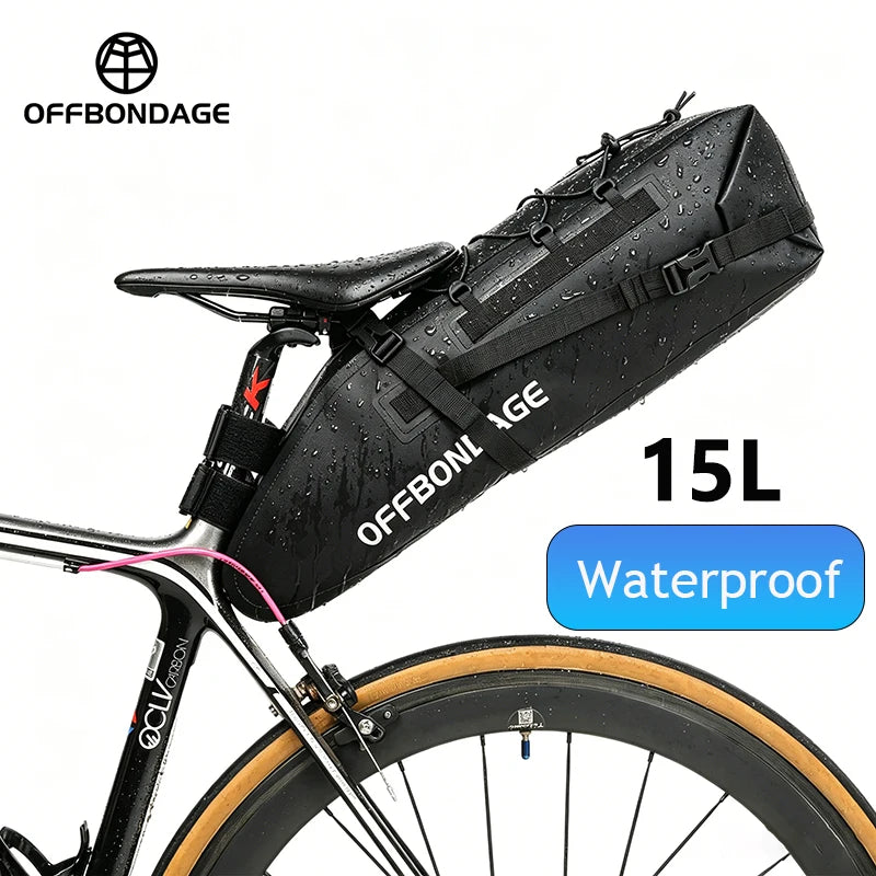 Wasserdichte Fahrradtasche 15L - Grosse Kapazität