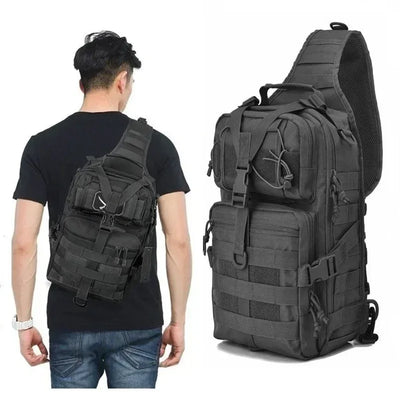 Taktischer Sling Rucksack Wasserdicht für Outdoor – clever-campen Camping & Outdoor Schweiz