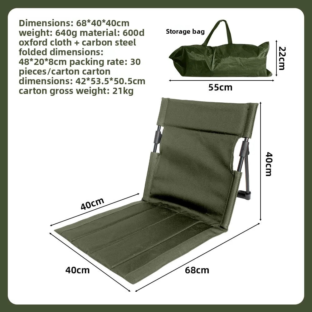Leichter Faltstuhl für Angeln und Camping