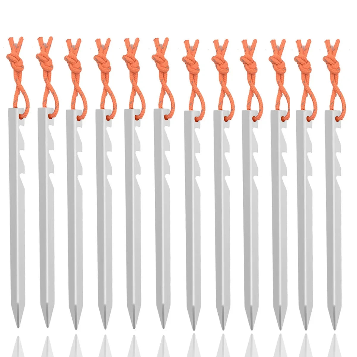Aluminium Zeltpflöcke 18cm - Robuste Camping Zubehör