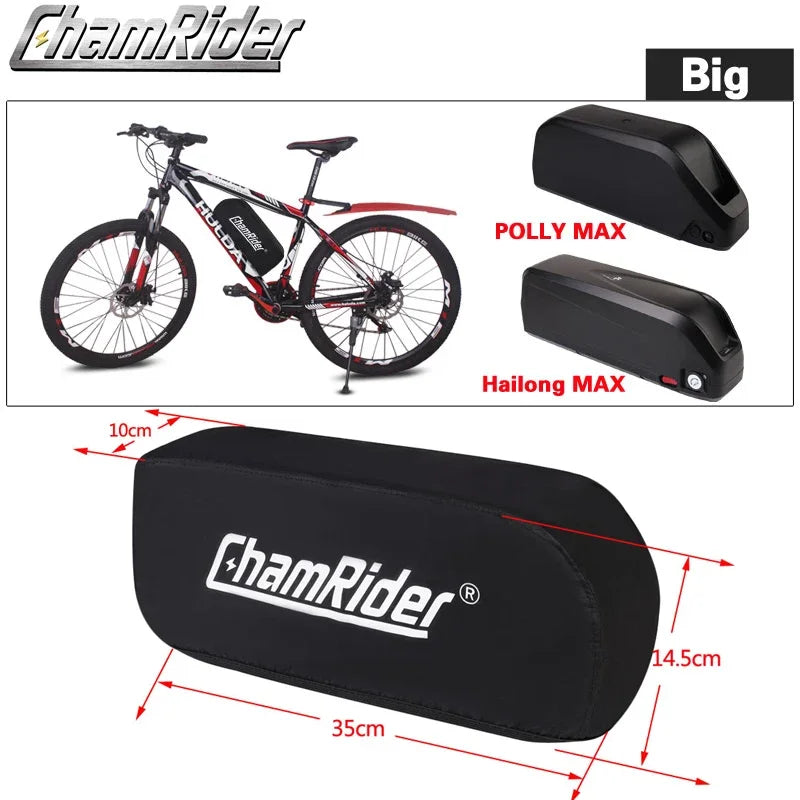 Wasserdichte Abdeckung für E-Bike Batterie