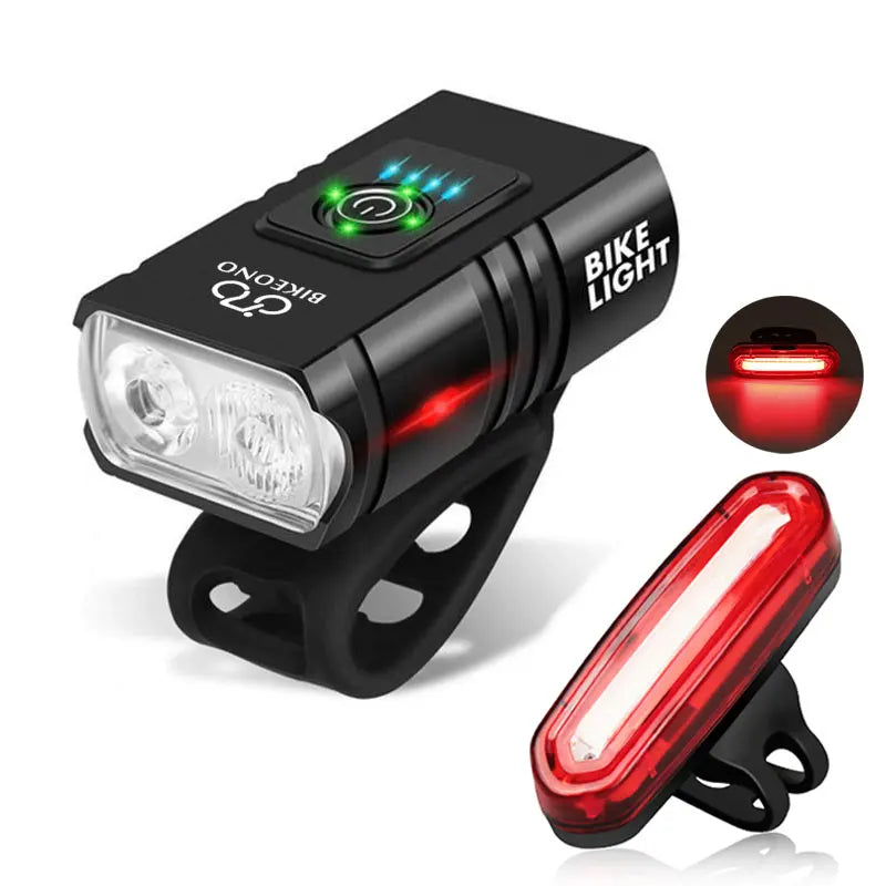 Bicycle Beleuchtung T6 LED Front & Rear Bike Headlight Set