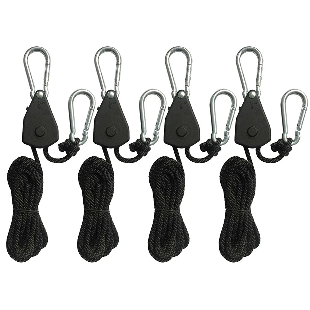 Camping Zelt Zubehör: 1-16 Stück Pulley Seil mit Karabiner