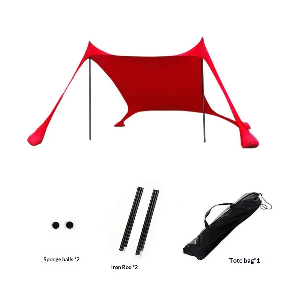 Sonnensegel für Strand und Camping – UV-Schutz und Windfest