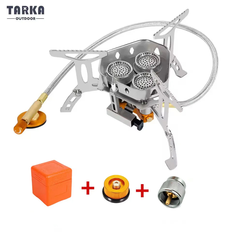 TARKA 3-Flammen Gasherd für Camping und Outdoor