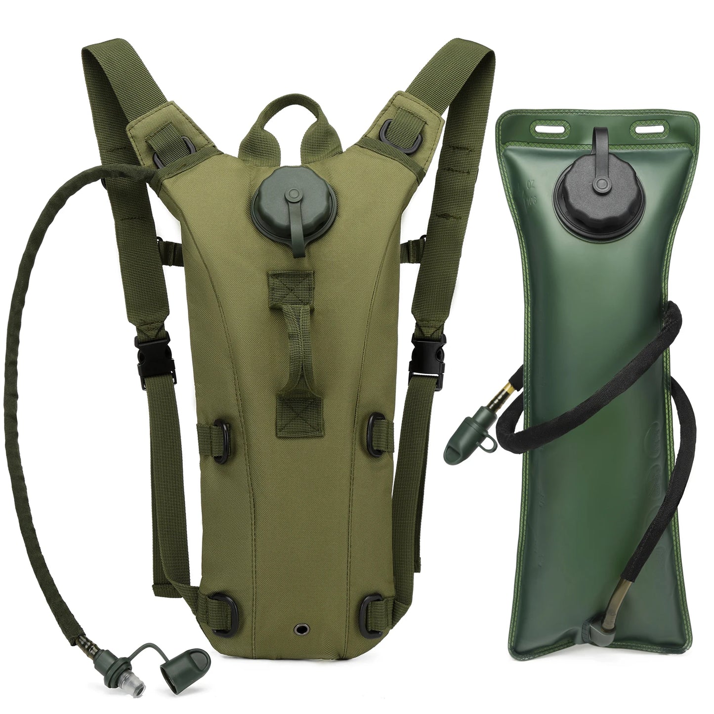 Rotierbarer Clip für Trinkschlauch – als Rucksack