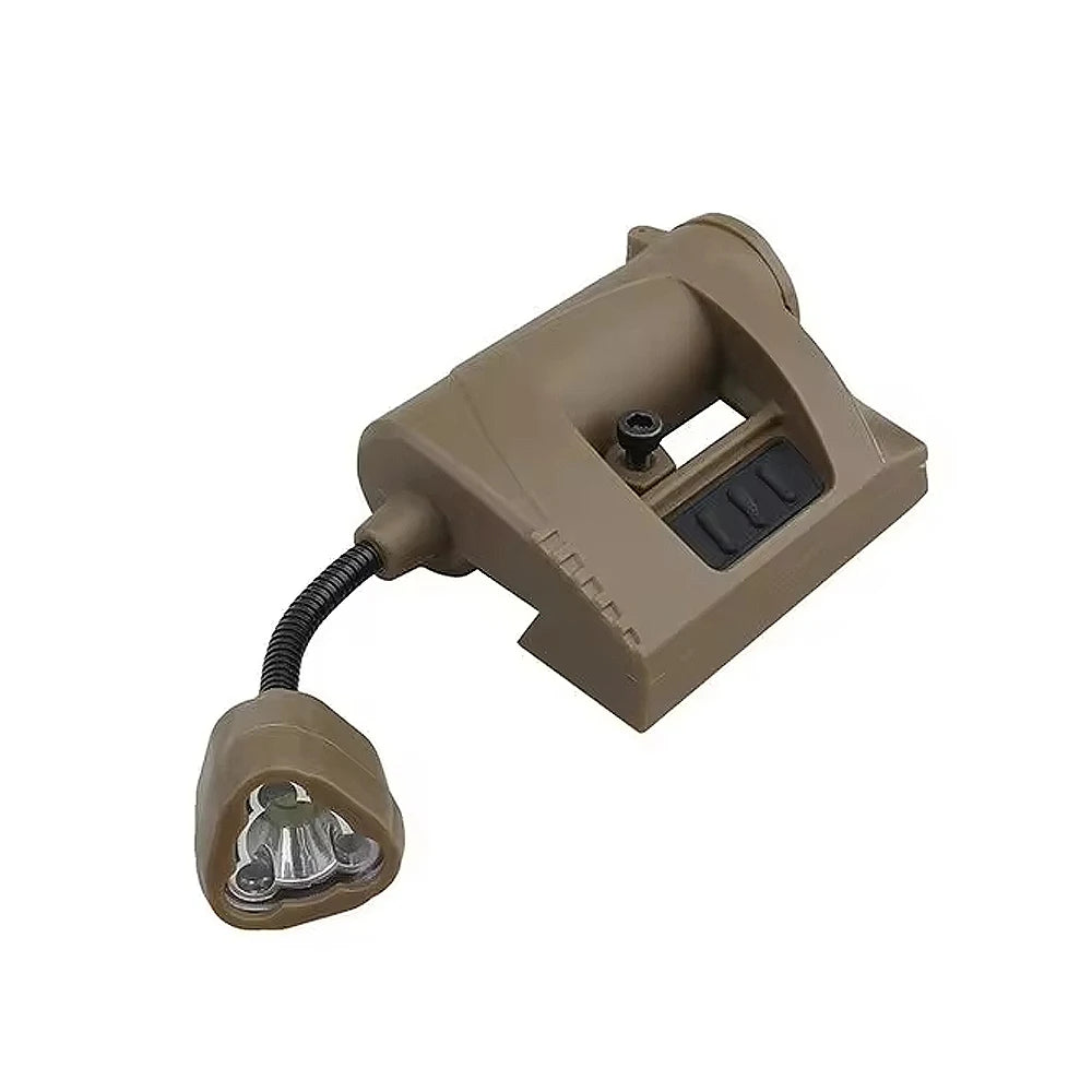 Taktische LED Helmleuchte mit vier Modi