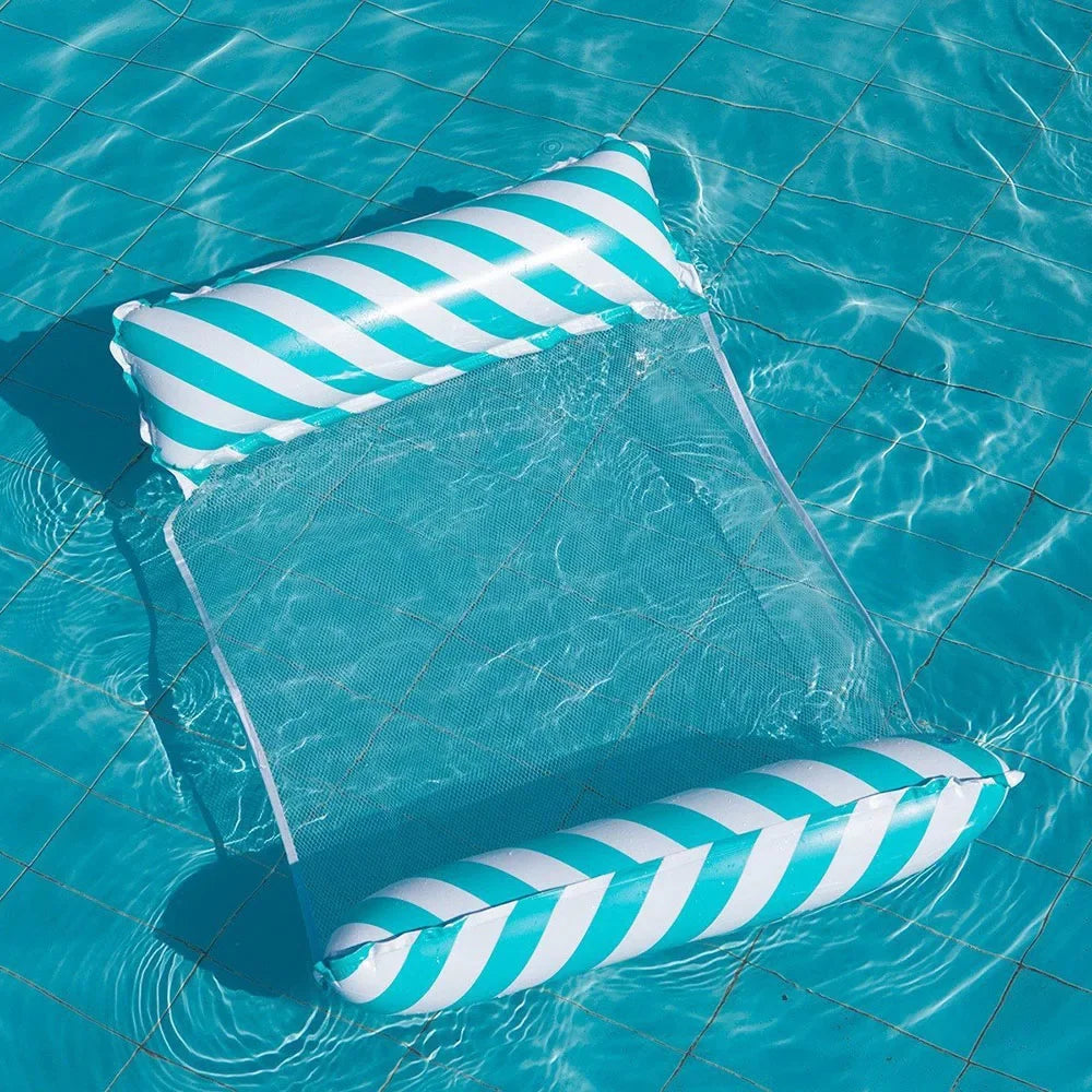 Faltbare Wasser-Hängematte Luftmatratze für Pool