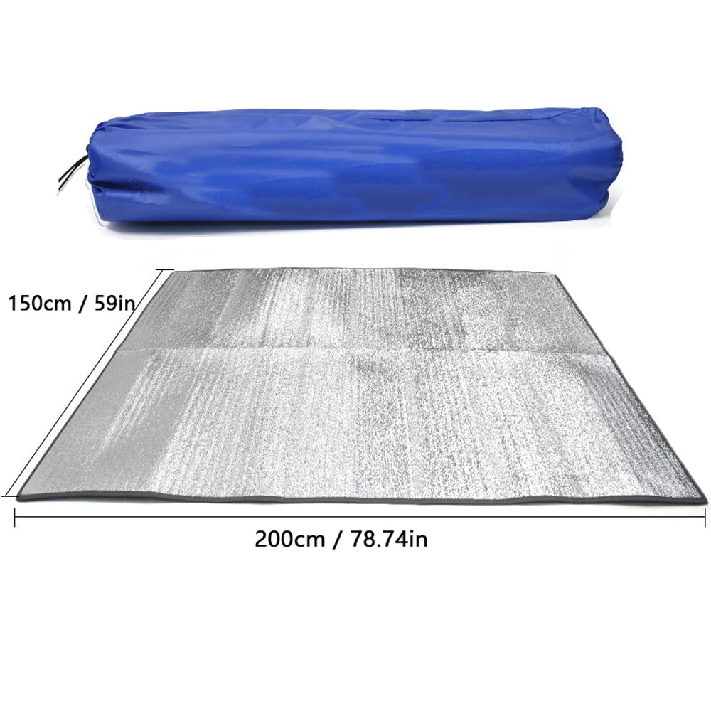 Thermo-Isomatte Aluminiumfolie Wasserdicht Camping