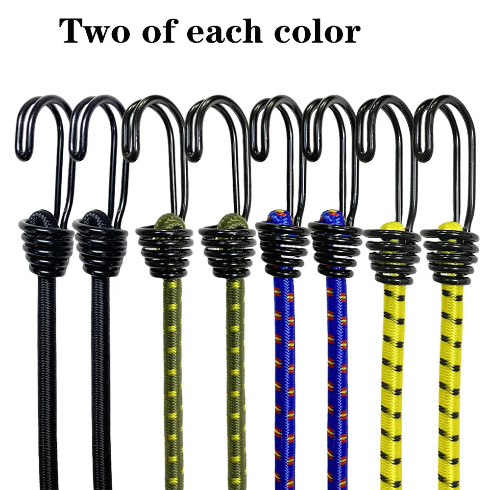 60cm Bungee Cord mit Doppel-Haken – Elastische Spanngurte