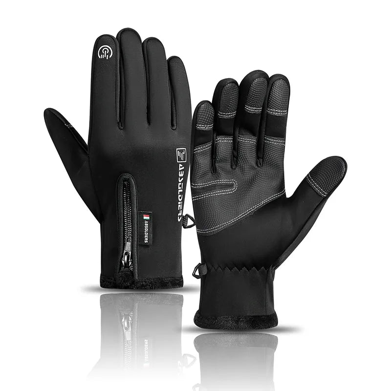 Wasserdichte Winter Angelhandschuhe mit 2-Finger Flip