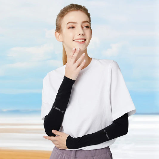 Cycling-Armschoner aus Eis-Folie – clever-campen Ansicht 6