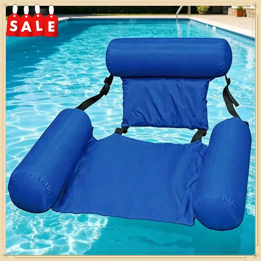Faltbare Luftmatratze für Schwimmbad und Strand – clever-campen Ansicht 2