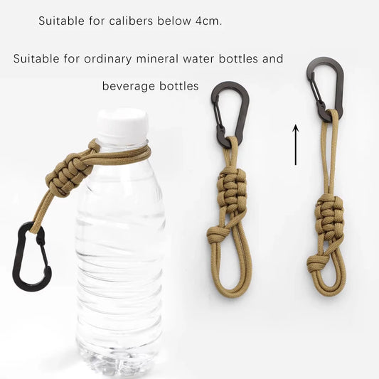 Wasserdichte Trinkflasche mit verstellbarem Tragegurt – clever-campen Ansicht 2