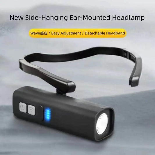 Wiederaufladbare wasserdichte Stirnlampe mit LED – clever-campen Ansicht 2