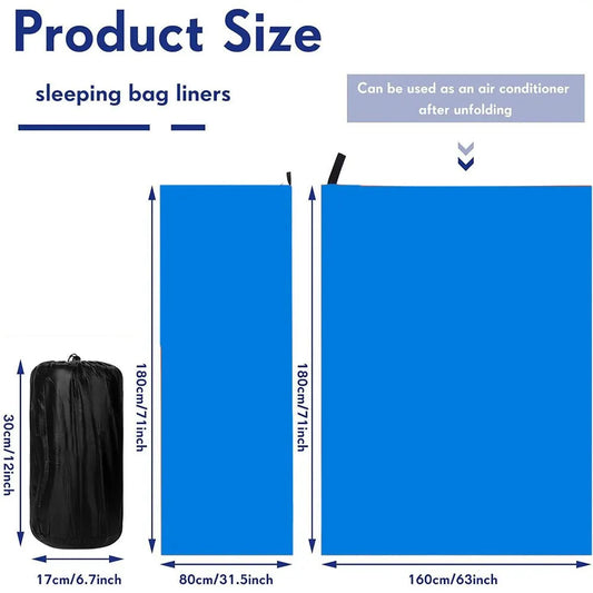 Fleece Schlafsack Liner für Camping und Outdoor – clever-campen Ansicht 2