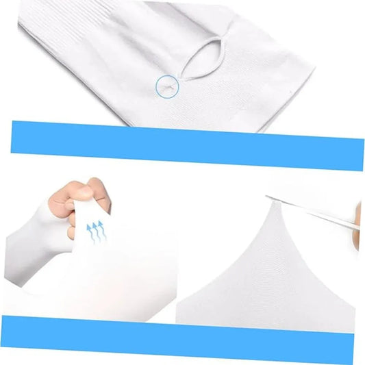 UV-Schutz Armmanschetten mit Daumenloch für Angeln – clever-campen Ansicht 2