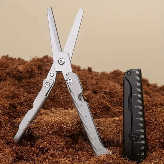 Multifunktions-Falt-Schere aus Edelstahl – Survival-Tool – clever-campen Ansicht 2