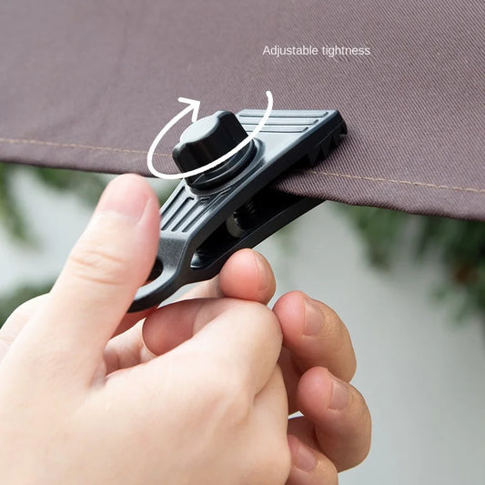 Robuste Tarp Clips für Zeltzubehör – Windfeste Halterungen – clever-campen Ansicht 2