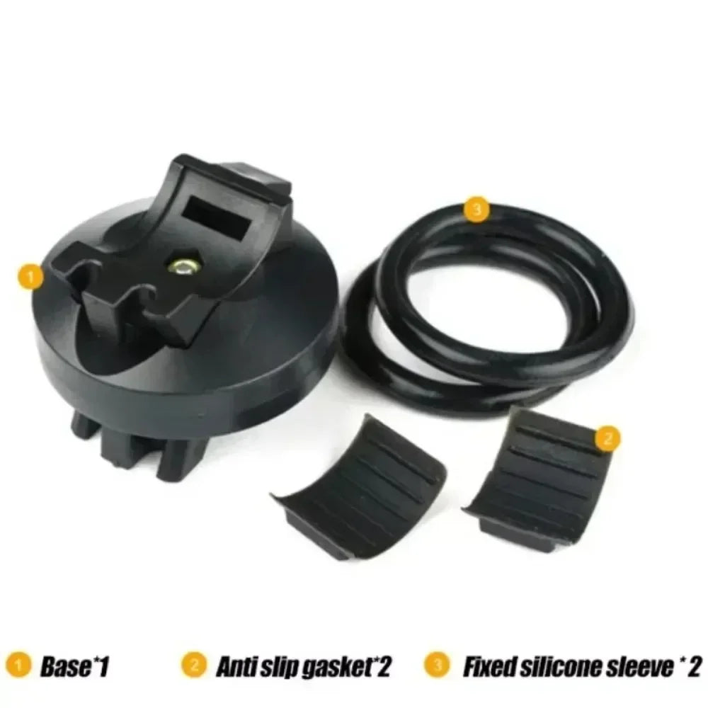 Multifunktionale Fahrradlampe Halterung 360° drehbar – clever-campen Ansicht 6