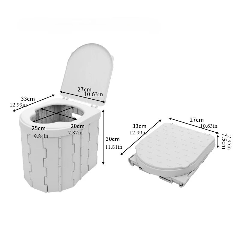 Falt-Campingtoilette für unterwegs – kompakt & geruchsarm – clever-campen Ansicht 6