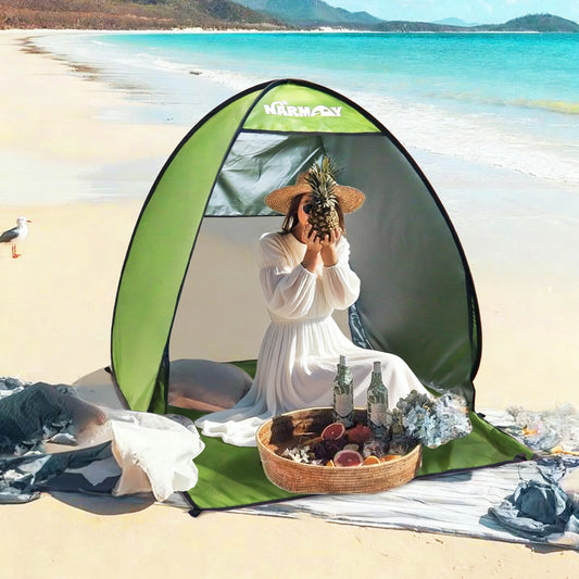 Pop-Up Strandzelt UV-beständig & wasserdicht für Camping – clever-campen Ansicht 2