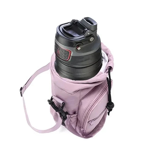 Tragbare Wasserflasche Tasche mit verstellbarem Gurt – clever-campen Ansicht 2