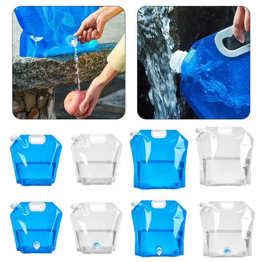 Faltbarer Wasserbeutel 5L/8L/10L für Camping & Outdoor – clever-campen Ansicht 2