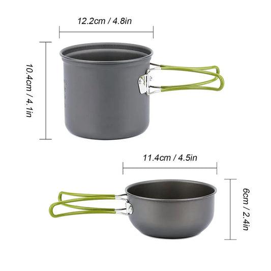 Ultralichtes Campingkochgeschirr Set – clever-campen Ansicht 2