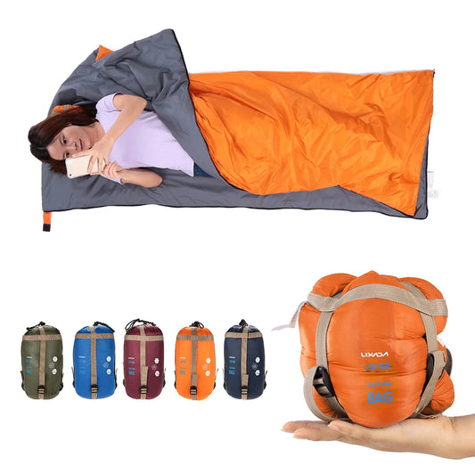 Lixada Schlafsack 190x75cm – Ultraleicht für Camping – clever-campen Ansicht 2