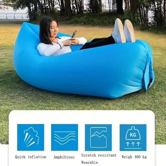 Aufblasbarer Strandstuhl für Outdoor-Aktivitäten – clever-campen Ansicht 2