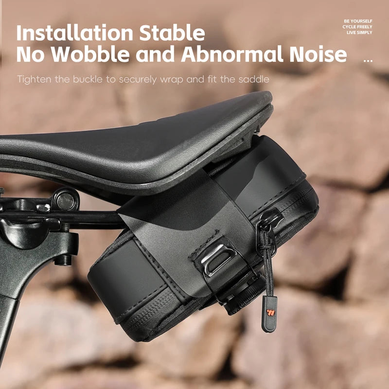 West Biking Fahrradsatteltasche 0.2L wasserdicht – clever-campen Ansicht 6