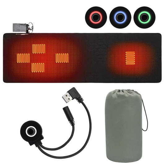 Beheizbare USB-Isomatte für Schlafsäcke Outdoor Camping – clever-campen Ansicht 3