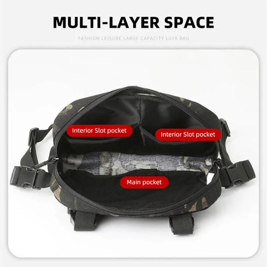Wasserdichte Angler Brusttasche für Outdoor-Aktivitäten – clever-campen Ansicht 2