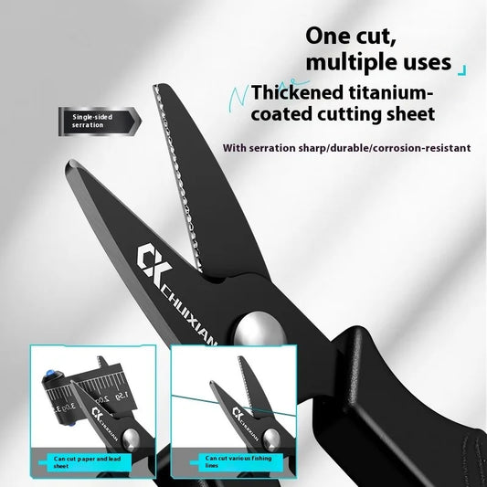 Professionelle Angel-Scheren aus Titan mit Edelstahlklingen – clever-campen Ansicht 2