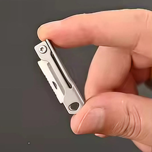 Edelstahl Mini Klappmesser – Multifunktionales – clever-campen Ansicht 2