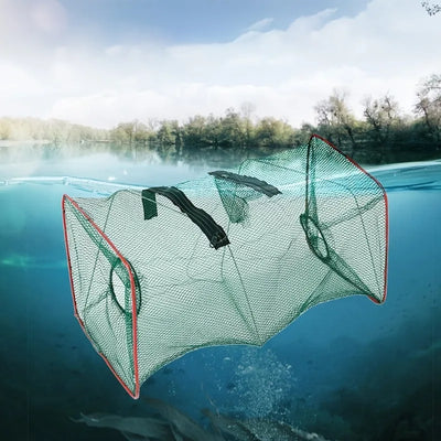 Kollabierbarer Fischfangkorb für Angler – clever-campen Ansicht 2