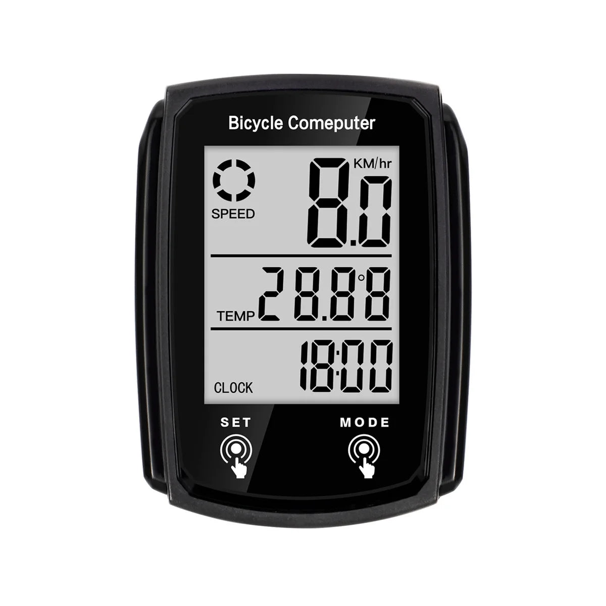 Wired Bicycle Computer mit LCD Display für Geschwindigkeit – clever-campen Ansicht 6