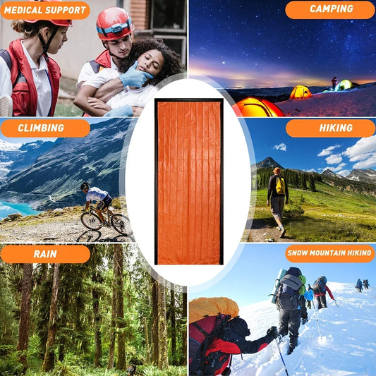 Wasserfeste Notunterkunft Schlafsack – clever-campen Ansicht 2