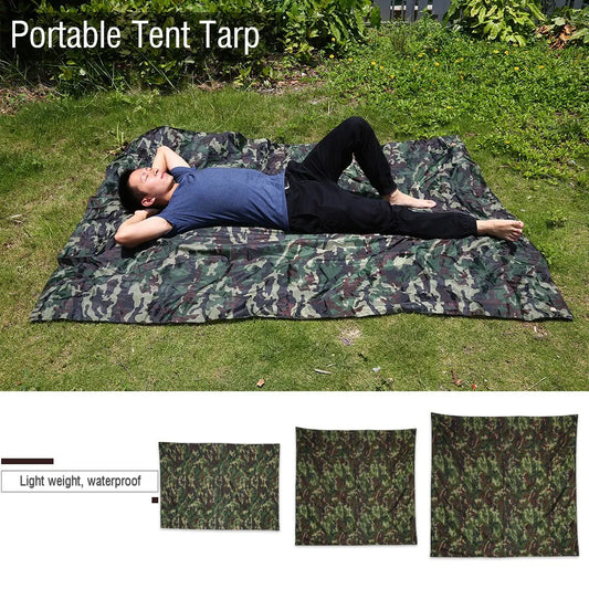 Camouflage Tarp für Camping und Outdoor – clever-campen Ansicht 2
