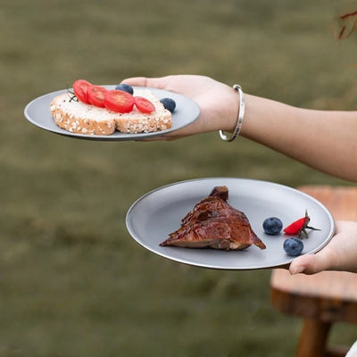 Titanium Camping Teller – Leicht und langlebig für Picknick – clever-campen Ansicht 4