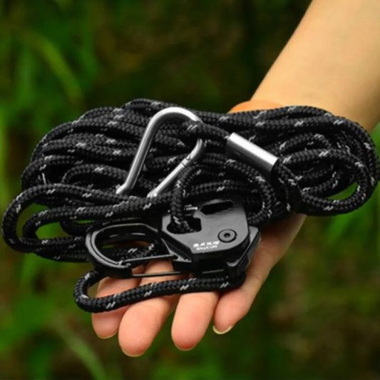 Aluminium Zeltseil Spanner mit Paracord für Camping